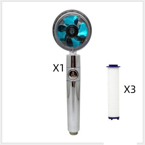 Propeller shower head