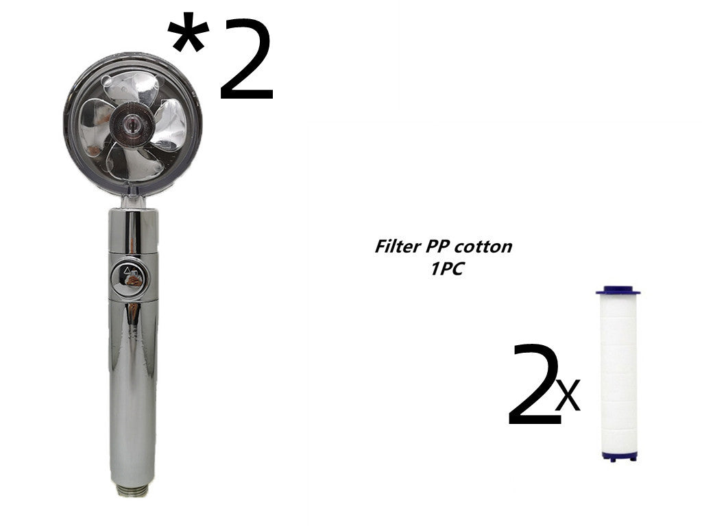 Propeller shower head