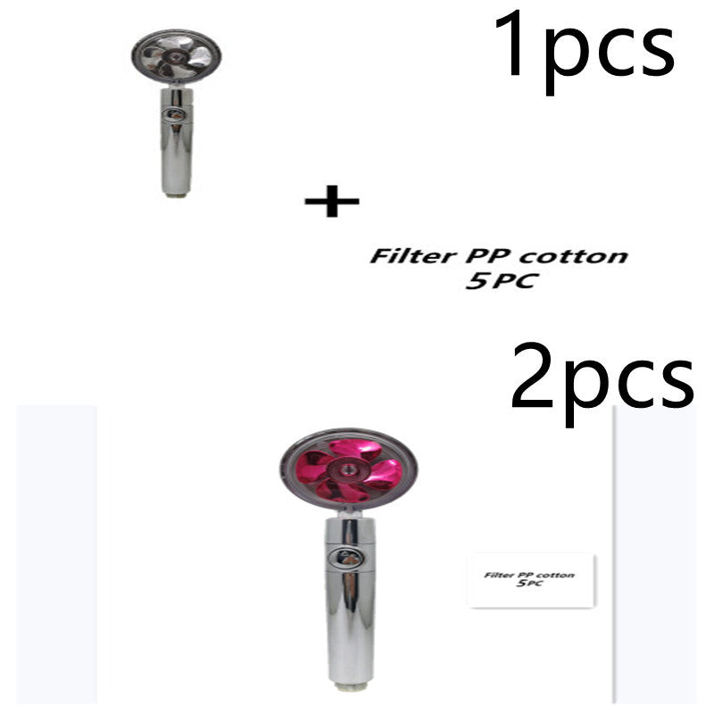 Propeller shower head